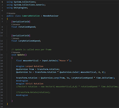 Code Kamera Rotation