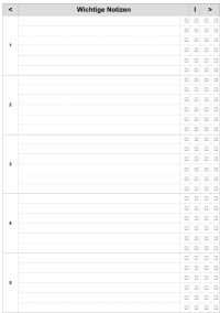 Vorschau E-Ink Notizen Liste
