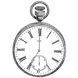 Zeichnung Taschenuhr