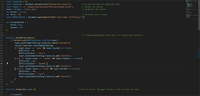 Code game_einfach.js
